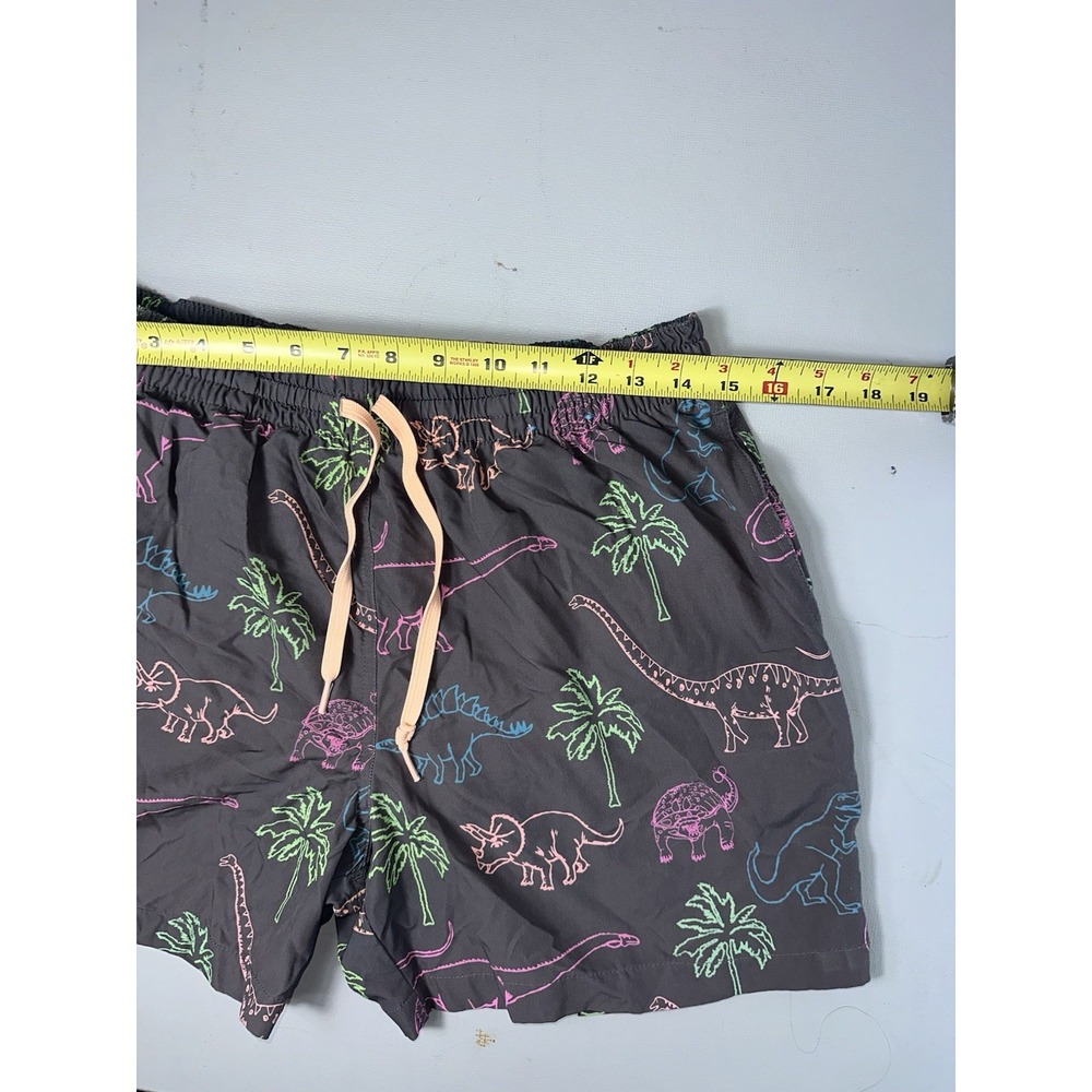 Chubbies Swim Trunks 5" Men's Medium Lined Pastel Dinosaurs Print - Picture 4 of 7